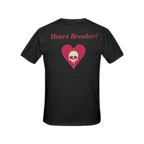 Heart Breaker! All Over Print T-Shirt for Women (USA Size) (Model T40)
