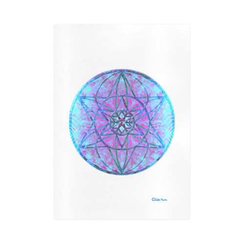 protection through an indigo wave Art Print 16‘’x23‘’