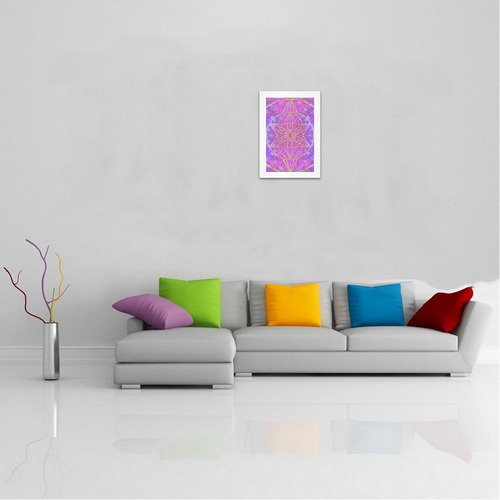 protection in purple colors Art Print 7‘’x10‘’