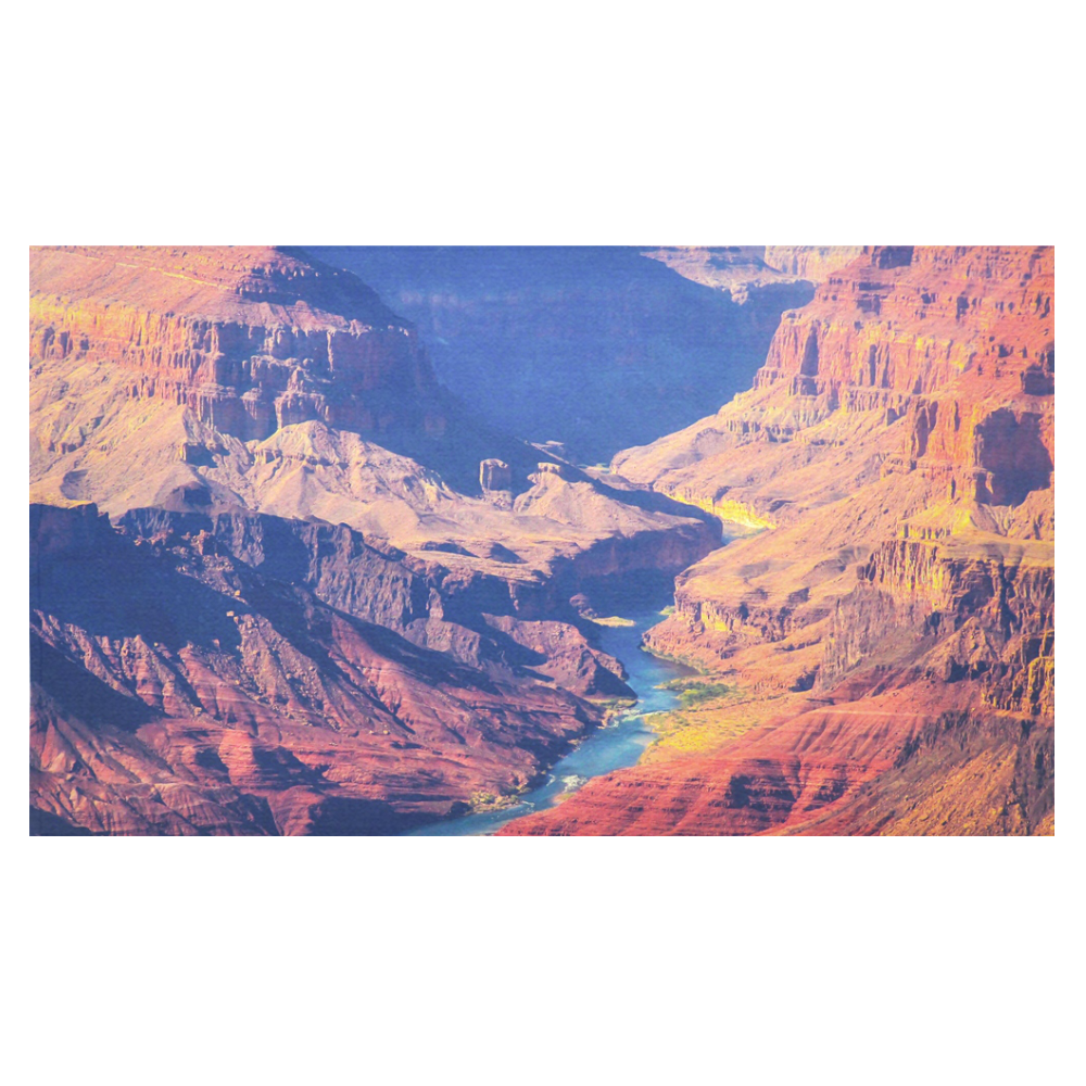 mountain and desert at Grand Canyon national park, USA Cotton Linen Tablecloth 60"x 104"