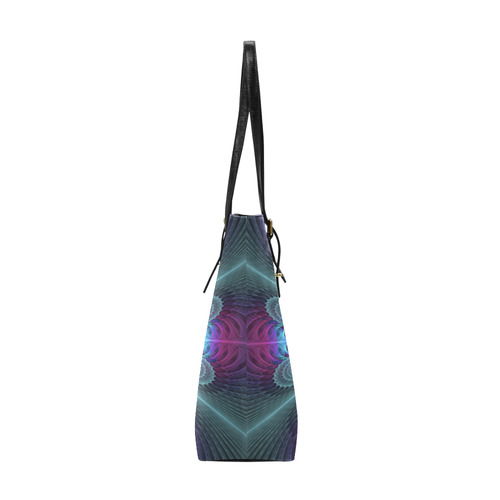 Mandala From Center Colorful Fractal Art With Pink Euramerican Tote Bag/Small (Model 1655)