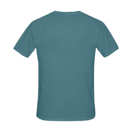Teal Cyclone All Over Print T-Shirt for Men (USA Size) (Model T40)
