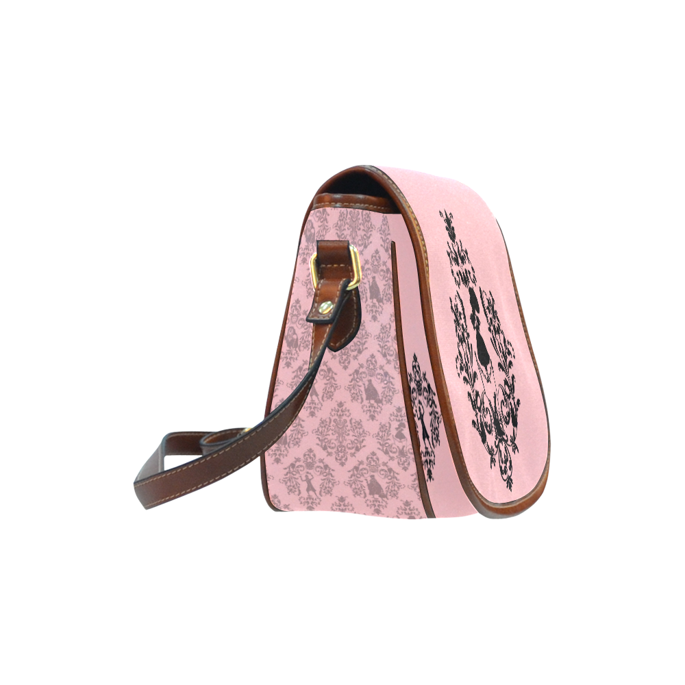 Umbrella Girl Saddle Bag/Small (Model 1649) Full Customization