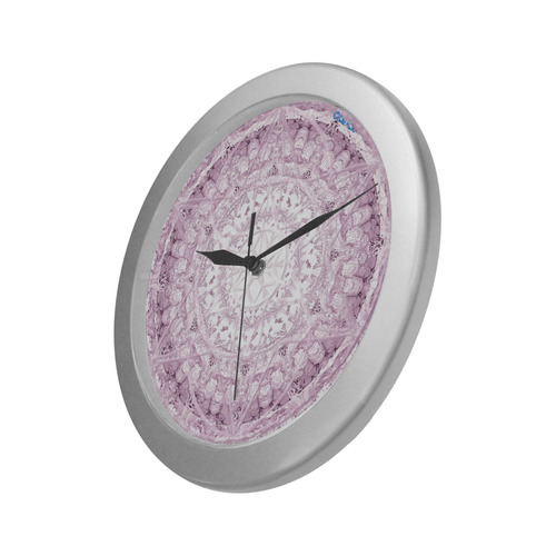 Protection-Jerusalem by love-Sitre Haim Silver Color Wall Clock