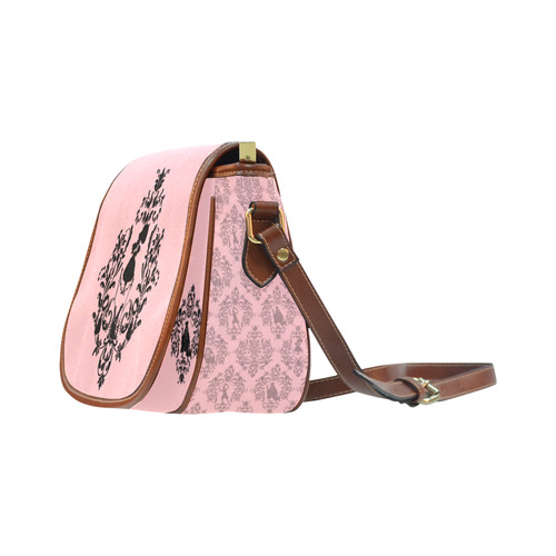 Umbrella Girl Saddle Bag/Small (Model 1649) Full Customization