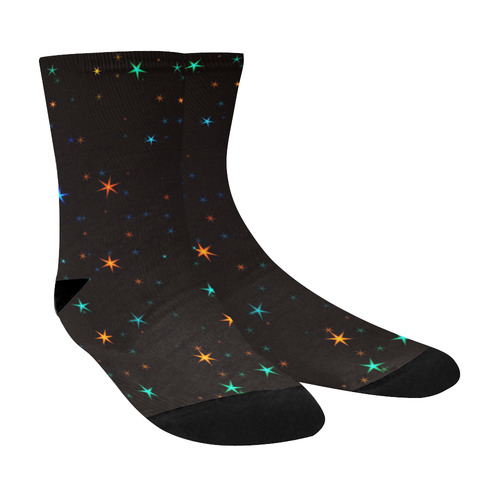 Awesome allover Stars 02E by FeelGood Crew Socks