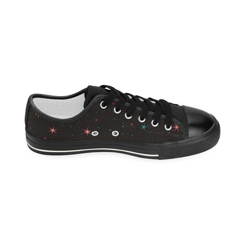 Awesome allover Stars 02F by FeelGood Women's Classic Canvas Shoes (Model 018)