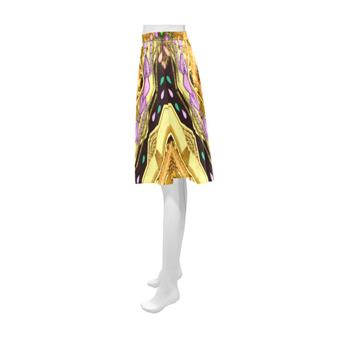 Raining love peace over  creation of life Athena Women's Short Skirt (Model D15)