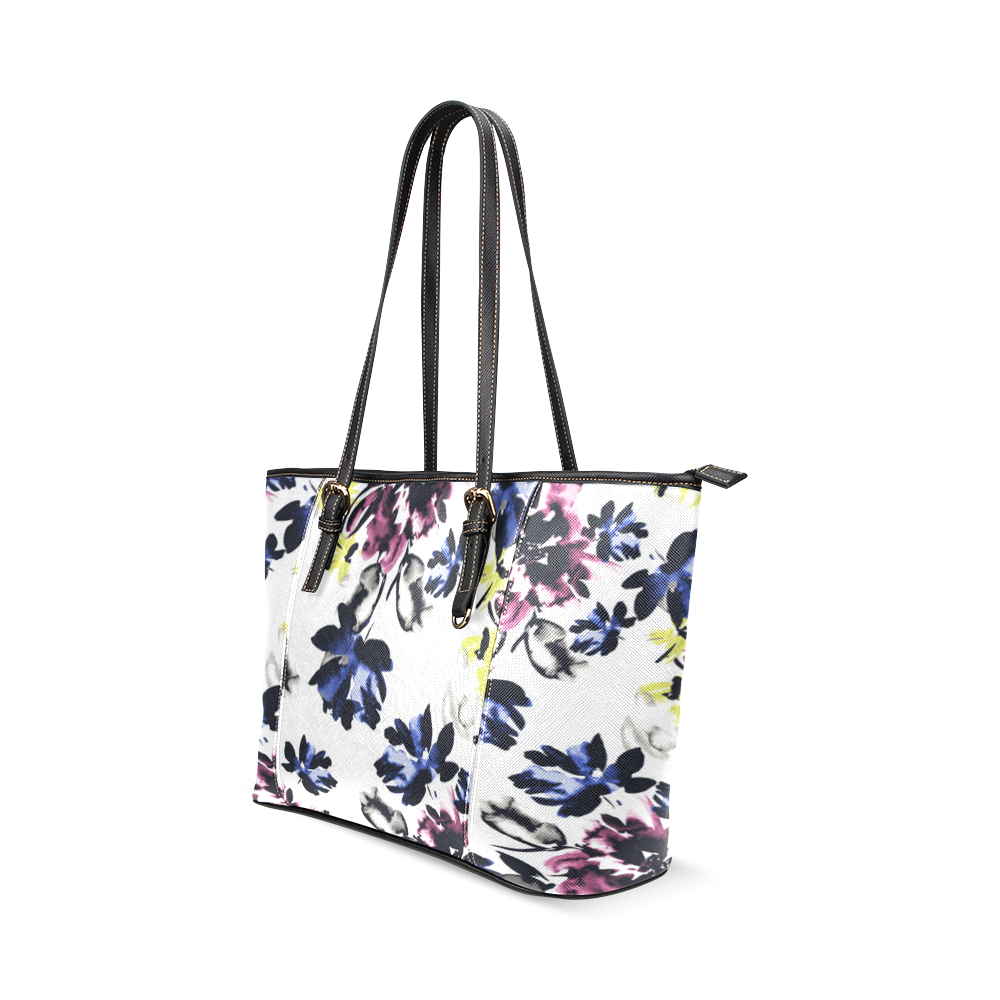 FLORA Leather Tote Bag/Small (Model 1640)