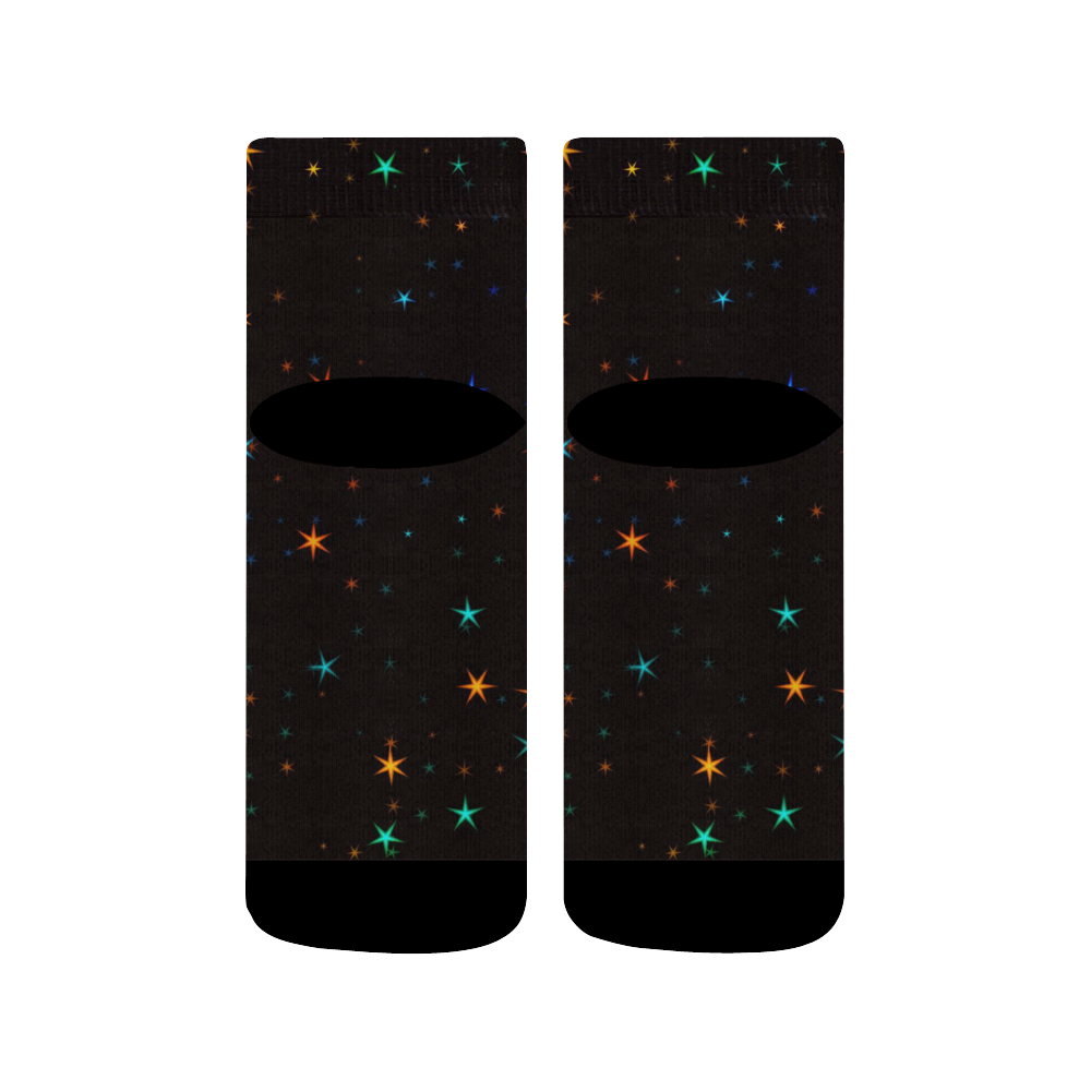 Awesome allover Stars 02E by FeelGood Quarter Socks