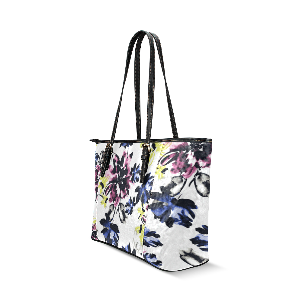 FLORA Leather Tote Bag/Small (Model 1640)
