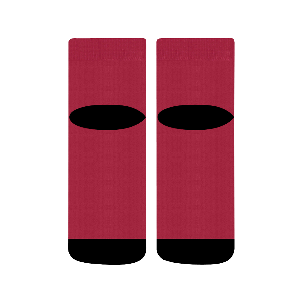 Lipstick Red Quarter Socks