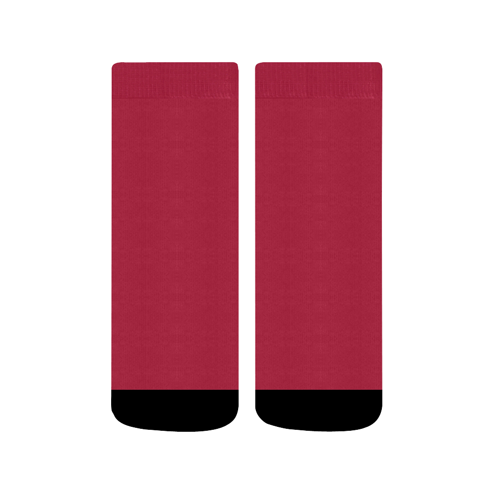 Lipstick Red Quarter Socks
