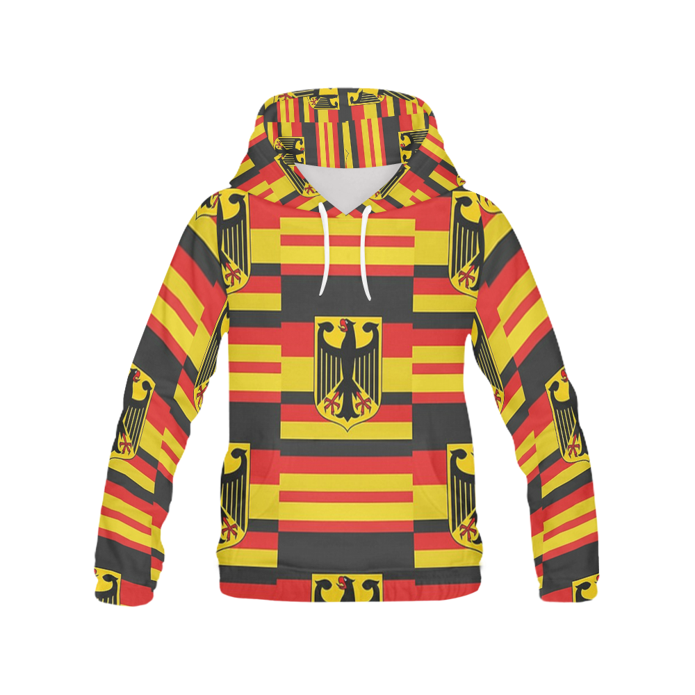 Federal Republic of Germany (tiled) All Over Print Hoodie for Men (USA Size) (Model H13)