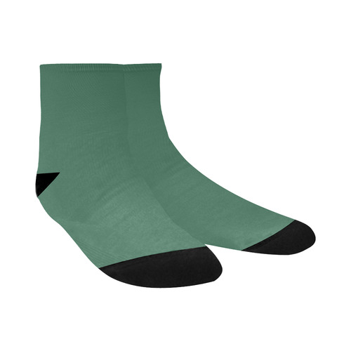 Foliage Green Quarter Socks