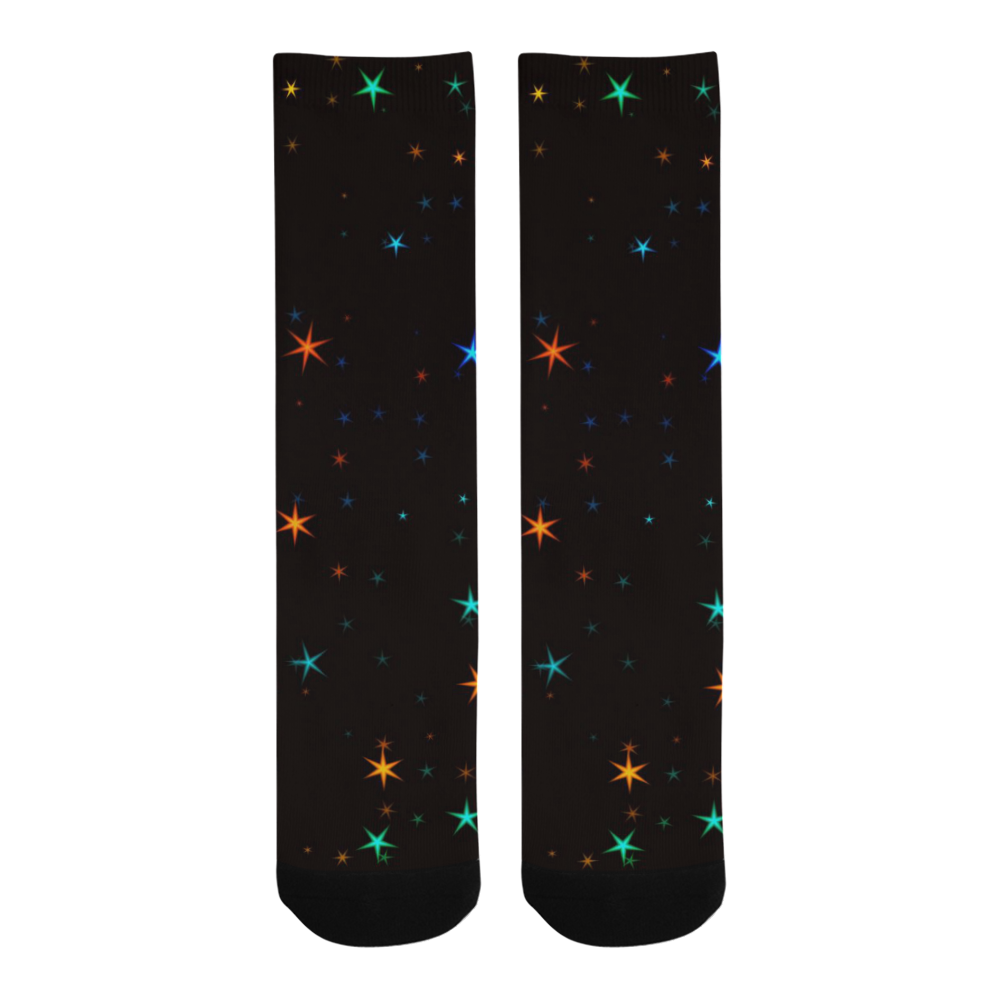 Awesome allover Stars 02E by FeelGood Trouser Socks