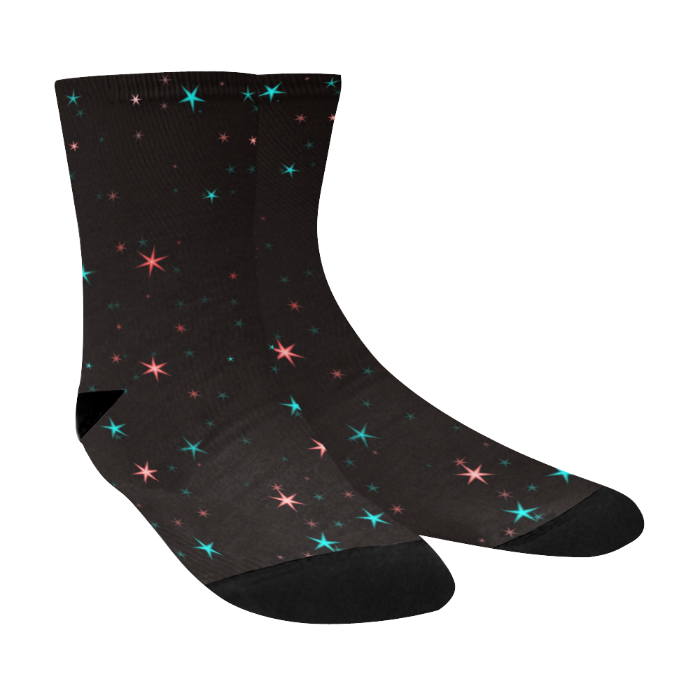 Awesome allover Stars 02F by FeelGood Crew Socks