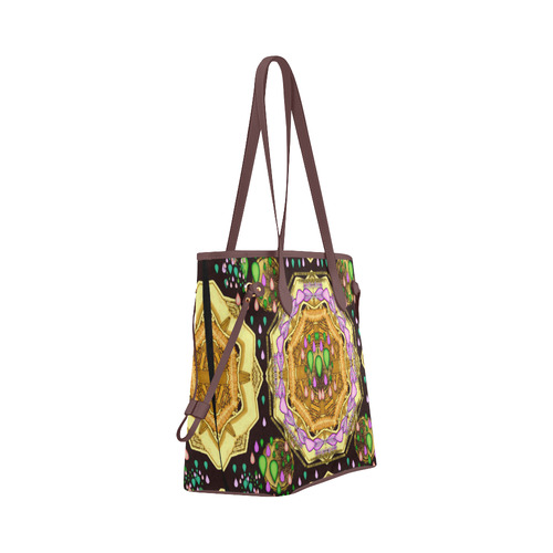 Raining love peace over  creation of life 2 Clover Canvas Tote Bag (Model 1661)