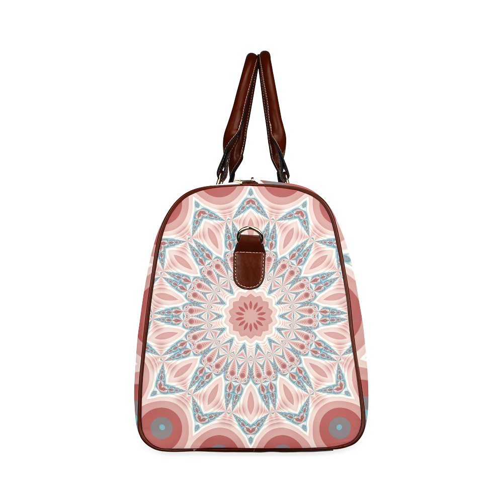 Modern Kaleidoscope Mandala Fractal Art Graphic Waterproof Travel Bag/Small (Model 1639)