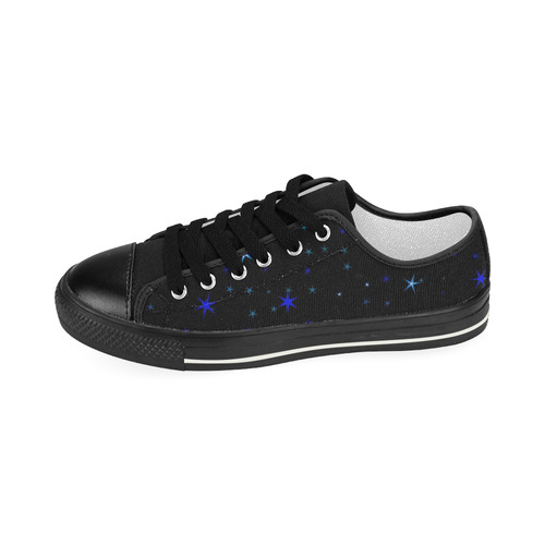 Awesome allover Stars 02C by FeelGood Women's Classic Canvas Shoes (Model 018)