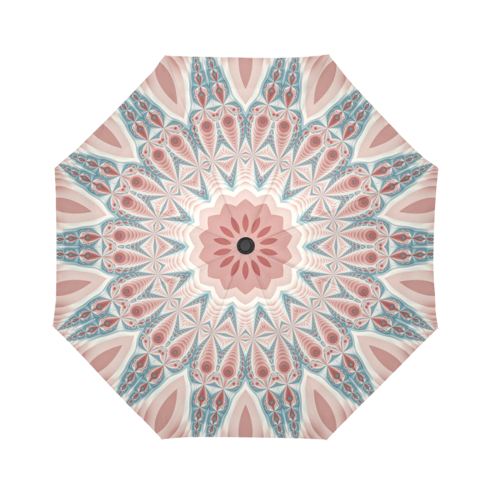 Modern Kaleidoscope Mandala Fractal Art Graphic Auto-Foldable Umbrella (Model U04)