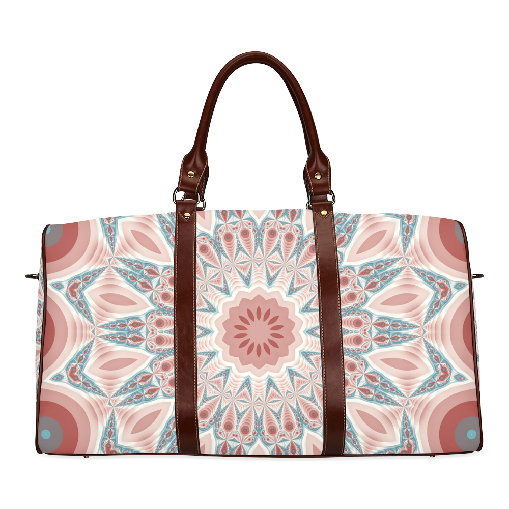 Modern Kaleidoscope Mandala Fractal Art Graphic Waterproof Travel Bag/Large (Model 1639)