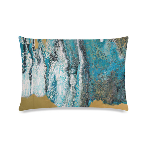cresting wave Custom Zippered Pillow Case 16"x24"(Twin Sides)