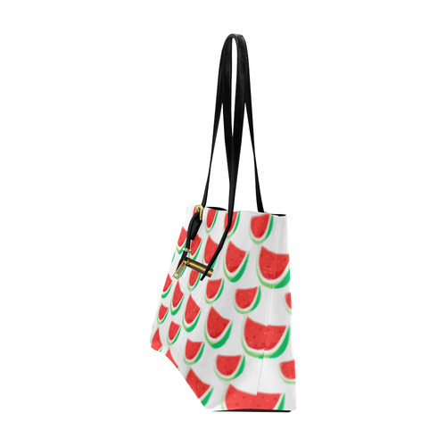 Watermelon Summer Fruit Pattern Euramerican Tote Bag/Large (Model 1656)