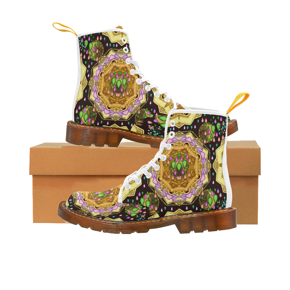 Raining love peace over  creation of life 2 Martin Boots For Men Model 1203H
