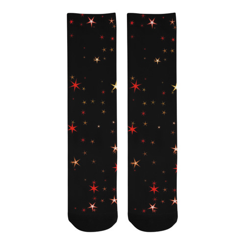 Awesome allover Stars 02B by FeelGood Trouser Socks
