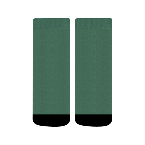 Foliage Green Quarter Socks