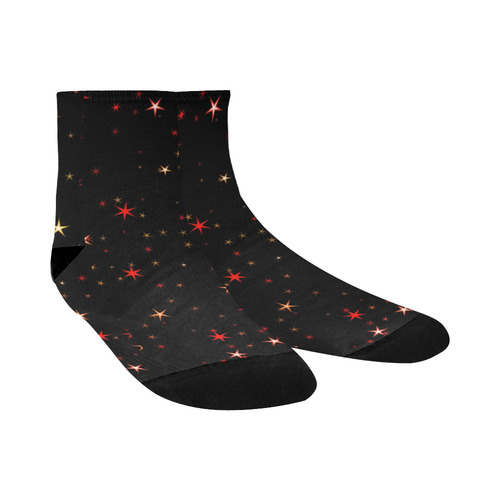 Awesome allover Stars 02B by FeelGood Quarter Socks