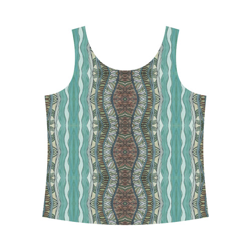 Ocean Energy All Over Print Tank Top for Women (Model T43)