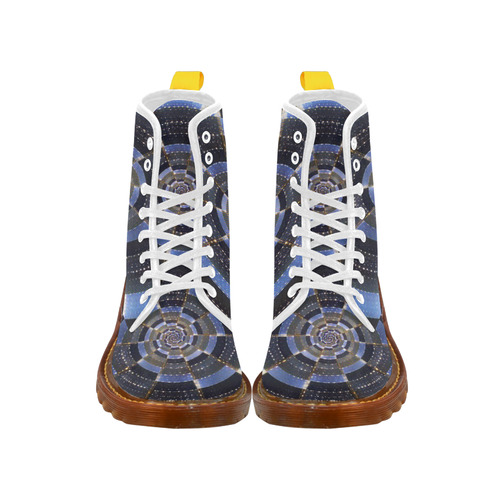 Midnight Crazy Dart Martin Boots For Men Model 1203H