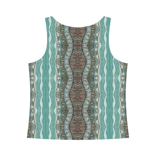 Ocean Energy All Over Print Tank Top for Women (Model T43)