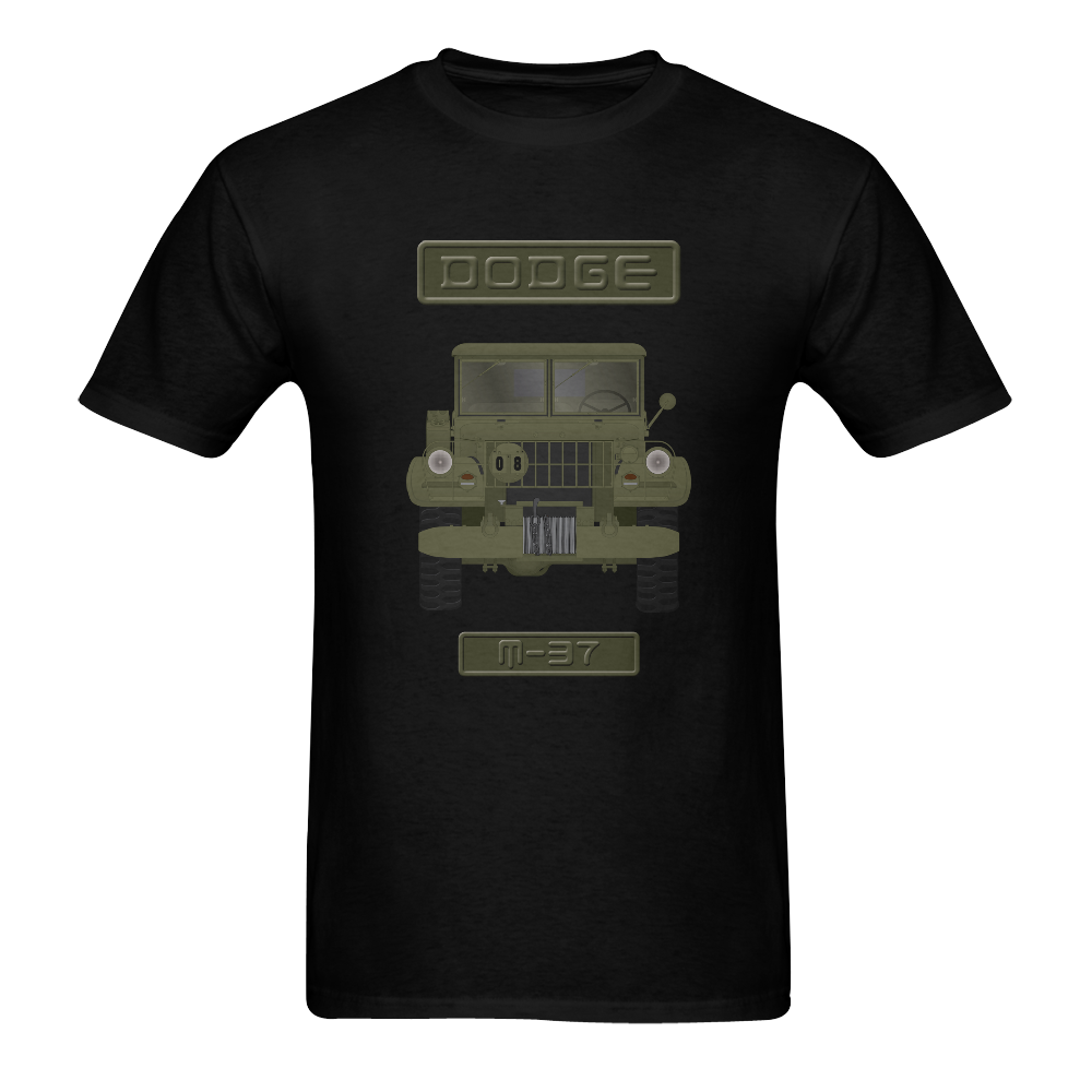 Dodge M37 Men's T-Shirt in USA Size (Two Sides Printing)