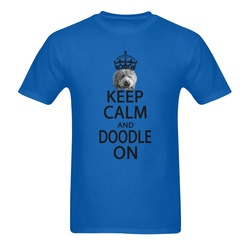 Keep Calm Men's T-Shirt in USA Size (Two Sides Printing)
