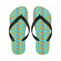 Fish Pattern Flip Flops for Men/Women (Model 040)