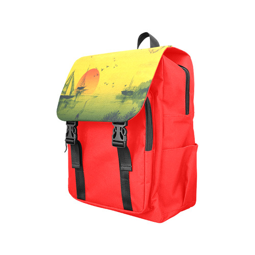 Sunset Orient Escape Casual Shoulders Backpack (Model 1623)