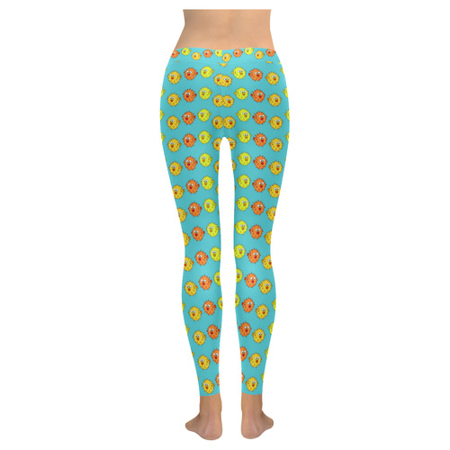 Lobster Black Pattern Print Women Leggings