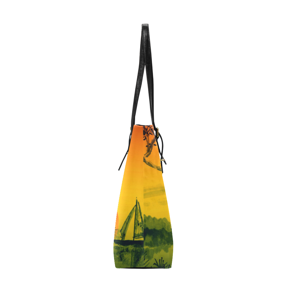 Sunset Orient Escape Euramerican Tote Bag/Small (Model 1655)