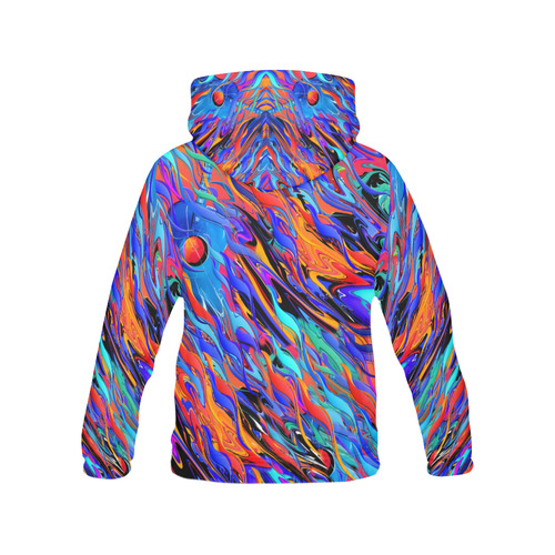 HOT Hoodie Guitars Dripping Fire by Juleez All Over Print Hoodie for Men (USA Size) (Model H13)