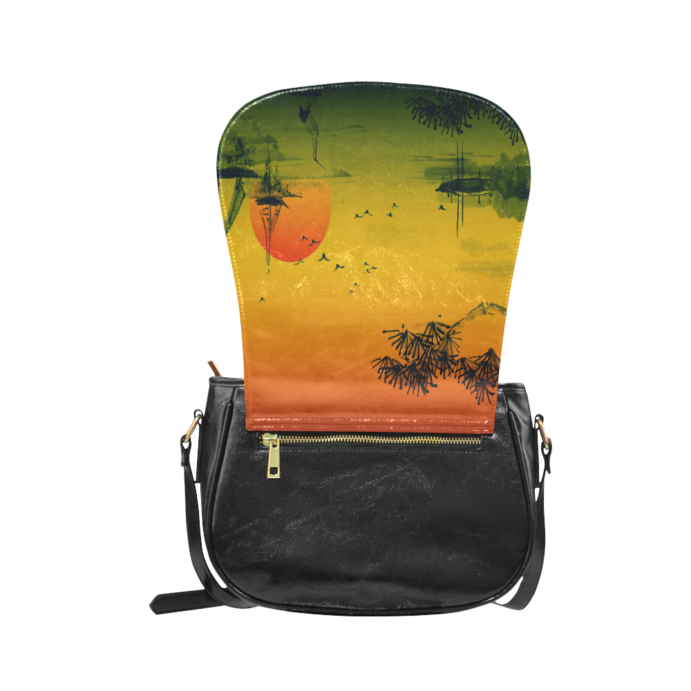 Sunset Orient Escape Classic Saddle Bag/Small (Model 1648)