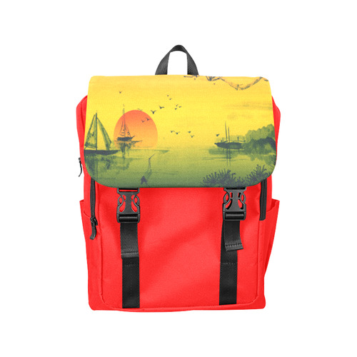 Sunset Orient Escape Casual Shoulders Backpack (Model 1623)