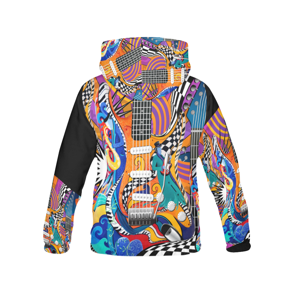 Trompete Pop-Art Design – Premium Bio Kinder Hoodie