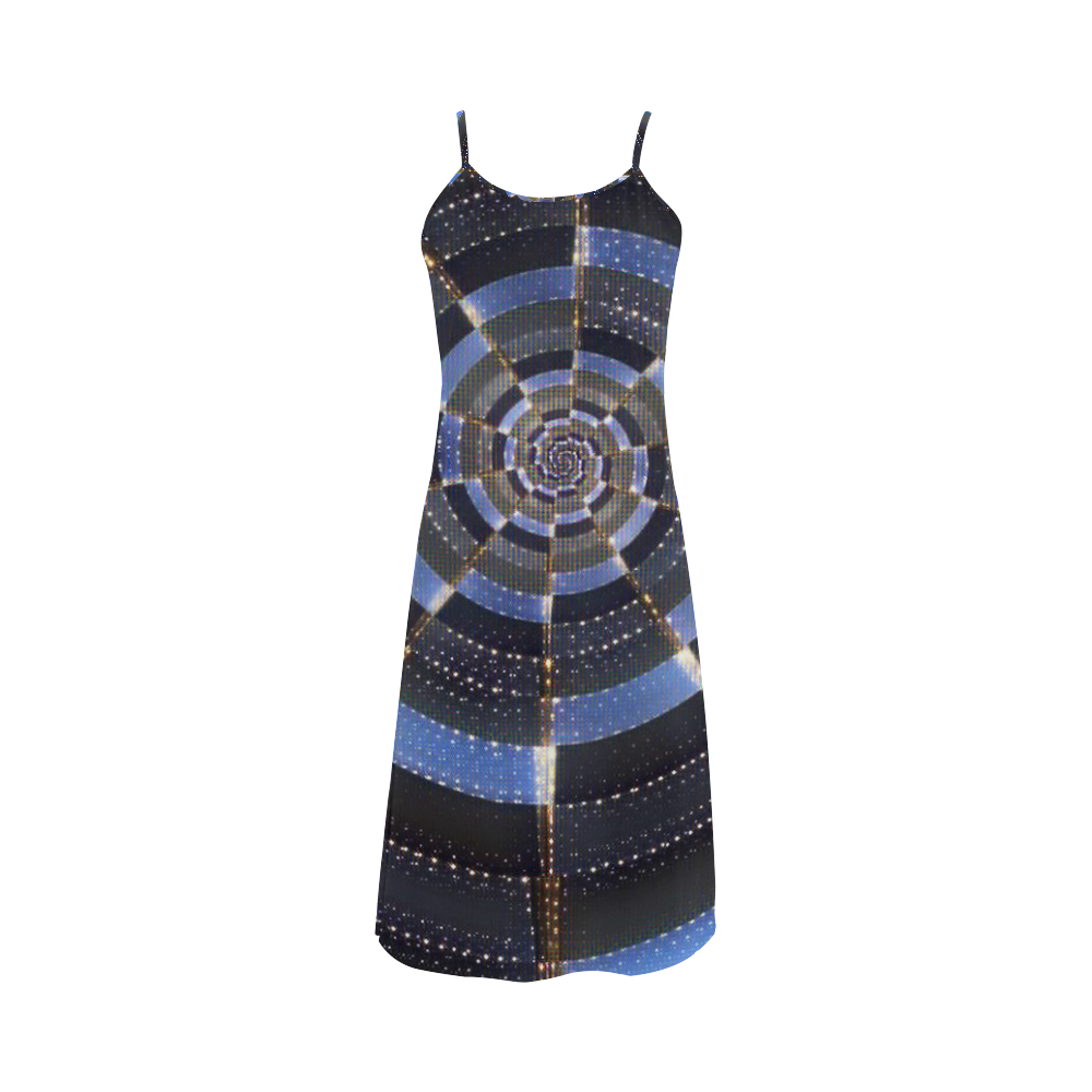 Midnight Crazy Dart Alcestis Slip Dress (Model D05)