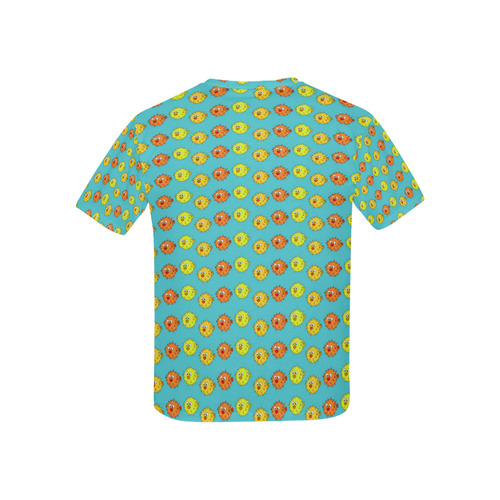 Fish Pattern Kids' All Over Print T-shirt (USA Size) (Model T40)