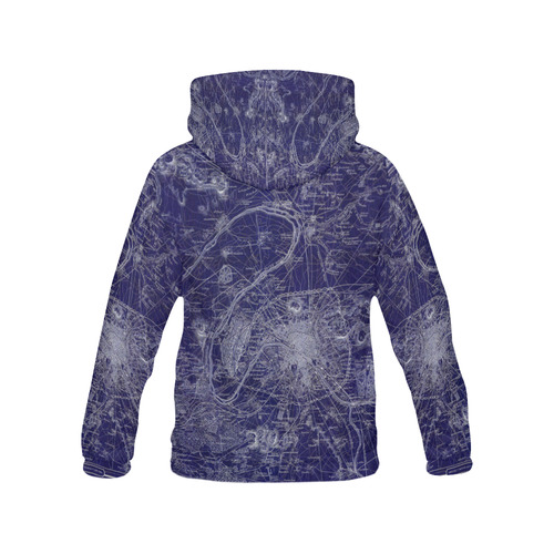 Paris, France 1857 All Over Print Hoodie for Women (USA Size) (Model H13)
