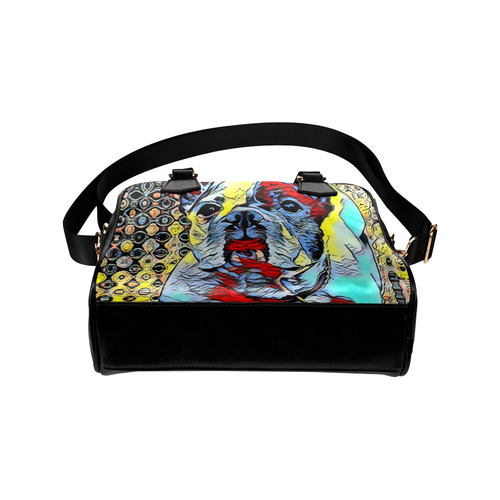 FRENCH BULLDOG ART BY CRASSCO Shoulder Handbag (Model 1634)