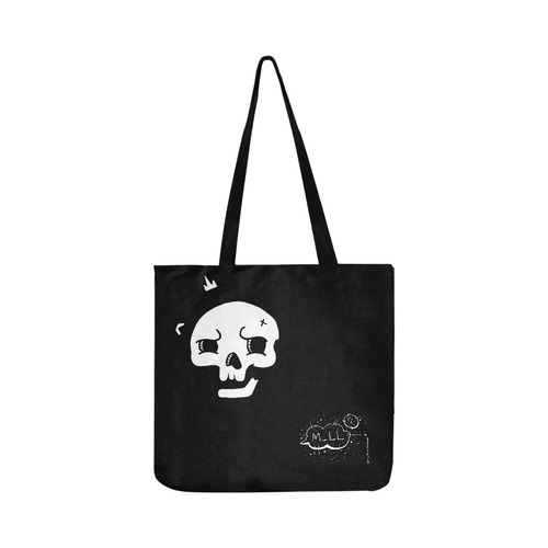 Skull Reusable Shopping Bag Model 1660 (Two sides)